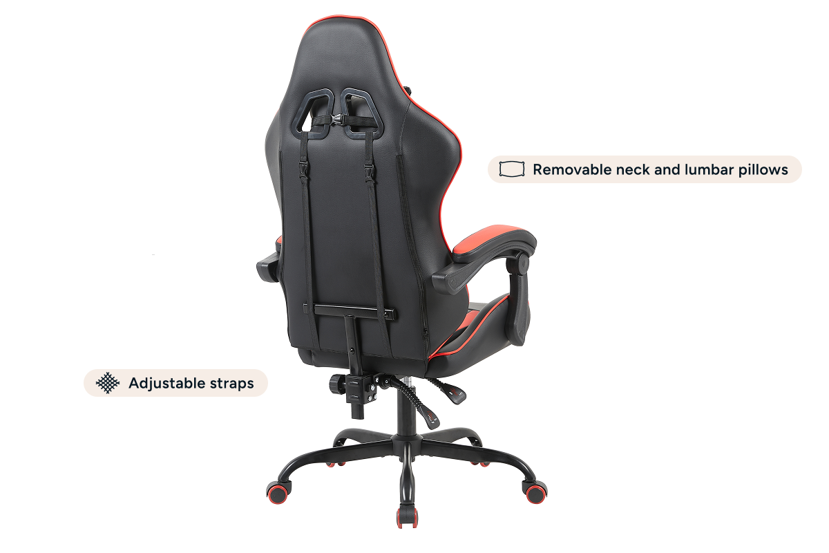 Gorilla Gaming Prodigy Gaming Chair (Black/Red)