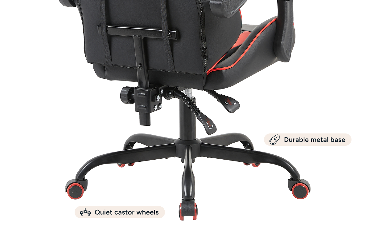 Gorilla Gaming Prodigy Gaming Chair (Black/Red)