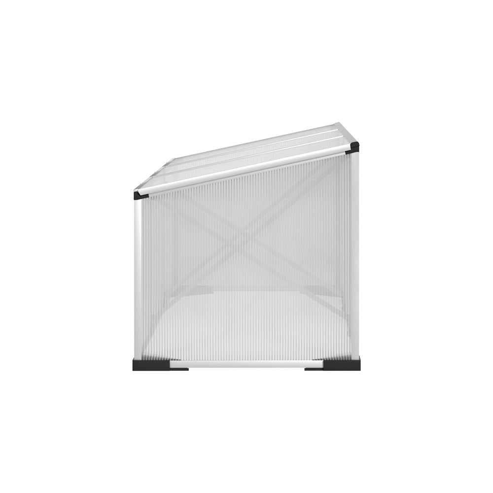 Green Fingers Aluminium Greenhouse 180x50x50CM - UV-Resistant Polycarbonate Panels - SuperSaverAU - view 3