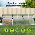 Green Fingers Aluminium Greenhouse 180x50x50CM - UV-Resistant Polycarbonate Panels - SuperSaverAU - view 5