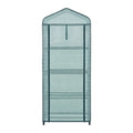 Green Fingers 4-Tier Mini Greenhouse – PE Cover 1.6 x 0.7 x 0.5m