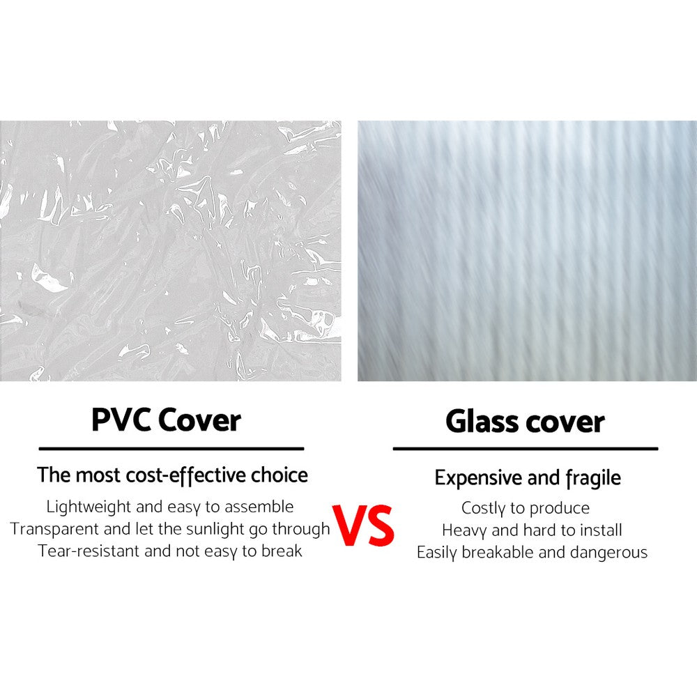 Green Fingers Greenhouse 4 Tiers Mini Green House 70x50x160cm Waterproof PVC