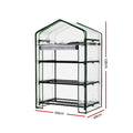 Greenfingers Greenhouse Mini Green House 69x49x128cm, Waterproof, Durable, 3 Tiers - SuperSaverAU - view 2