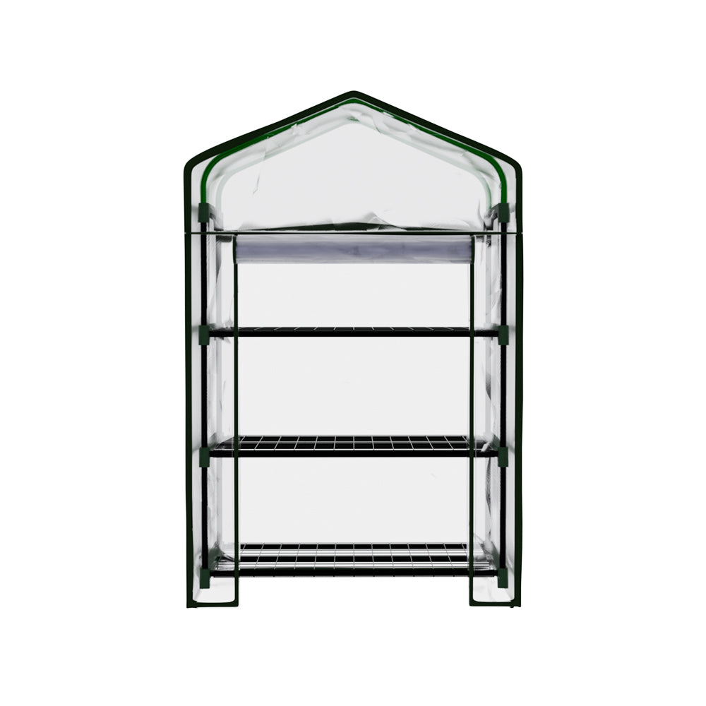 Greenfingers Greenhouse Mini Green House 69x49x128cm, Waterproof, Durable, 3 Tiers