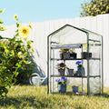 Greenfingers Greenhouse Mini Green House 69x49x128cm, Waterproof, Durable, 3 Tiers - SuperSaverAU - view 1