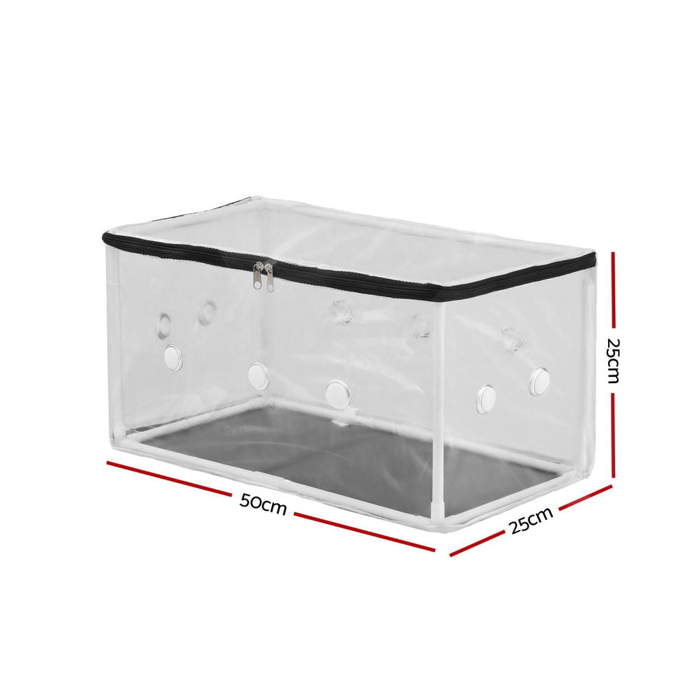 Green Fingers Mini Greenhouse 50x25cm for Succulents and Mushrooms