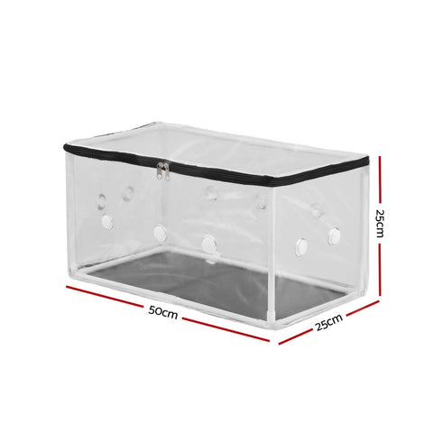 Green Fingers Mini Greenhouse 50x25cm for Succulents and Mushrooms - SuperSaverAU - view 2