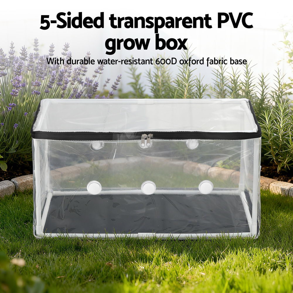 Green Fingers Mini Greenhouse 50x25cm for Succulents and Mushrooms