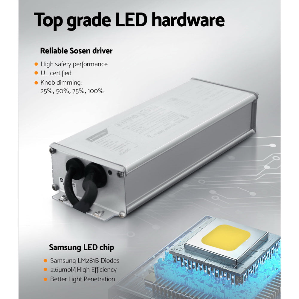 Greenfingers 150W Quantum Board LED Grow Light, Full Spectrum, Smart App Control - SuperSaverAU - view 4