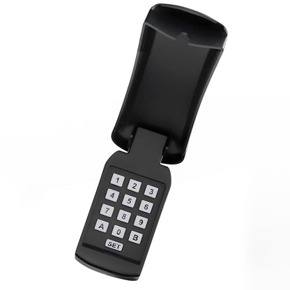 Lockmaster Electric Keypad Security Control for Gate Opener, IP55, 64 Users, Black, 17.5x8x4cm