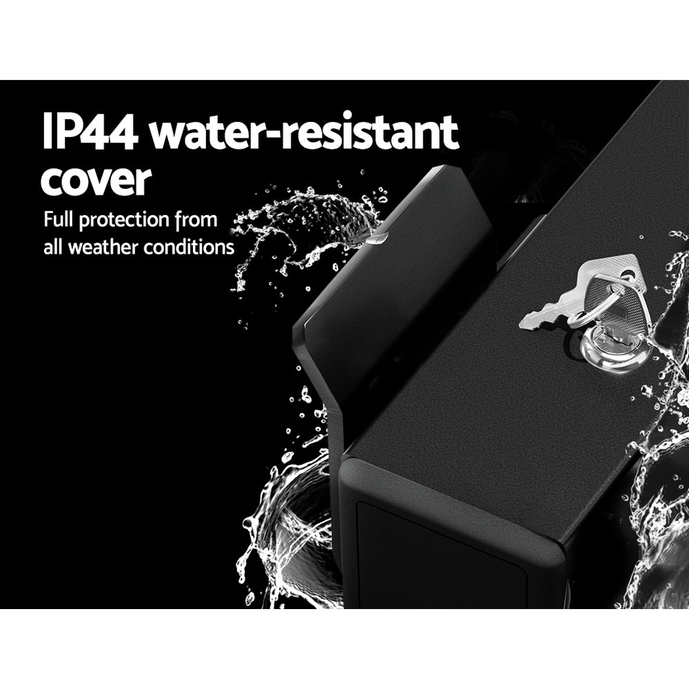 Electric Lock for DC 24V Swing Gate Opener, Heavy Duty Metal, IP44, 5m Cable