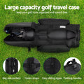 Everfit Golf Travel Bags for Airlines with Wheels Golf Clubs Hard Case Foldable - SuperSaverAU - view 5