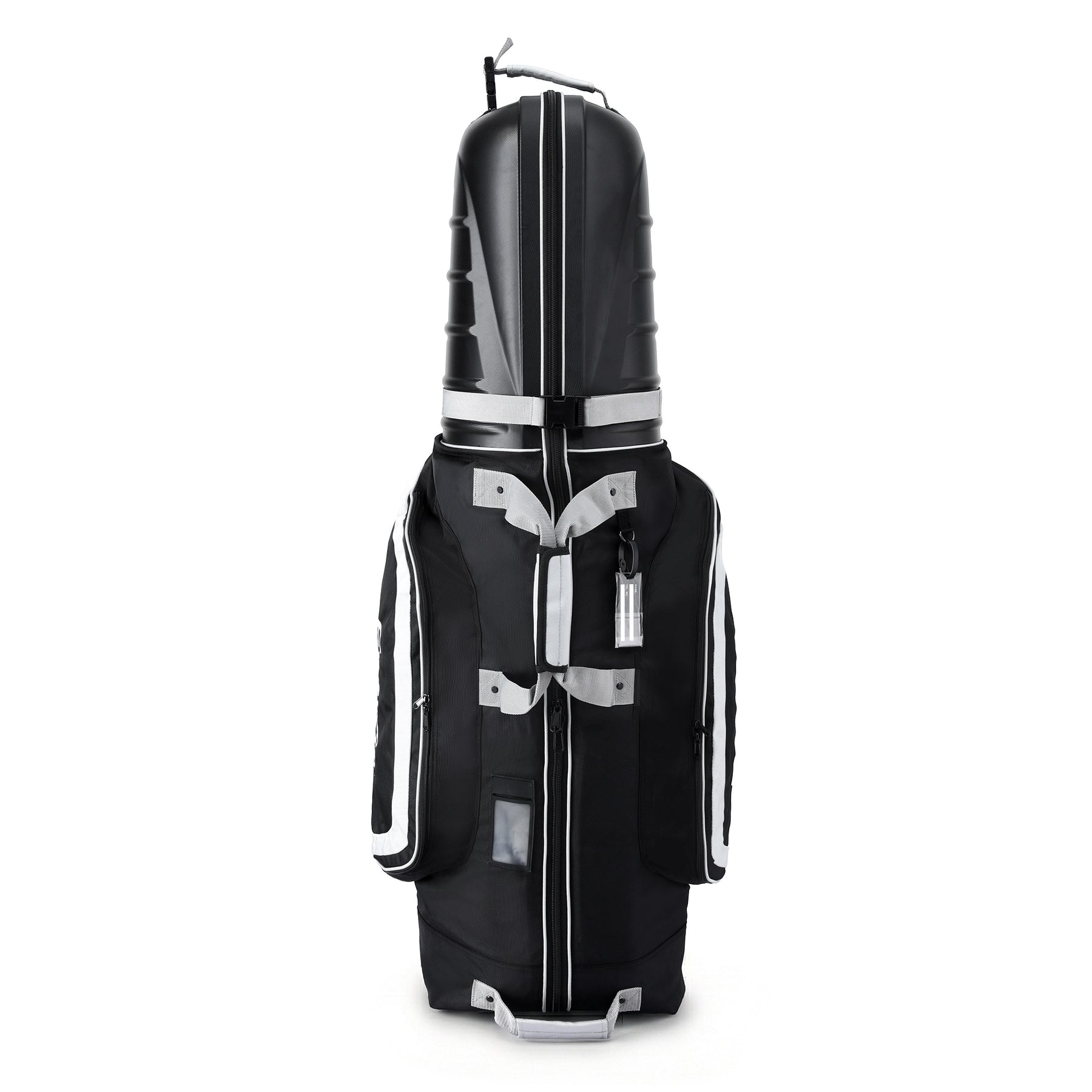 Everfit Black & Grey Golf Travel Bag with Wheels & Semi-Hard Shell