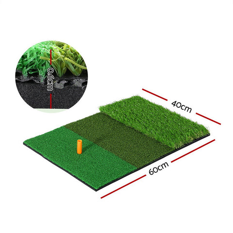 Everfit Golf Hitting Mat Portable Driving Range Practice Training Aid 3 in 1 - SuperSaverAU - view 2
