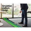 Everfit 3m Golf Putting Practice Mat with Dual Holes & Auto Return Track