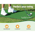 Everfit Golf Hitting Practice Mat with PP Grass & Non-Slip Base - 80 x 60cm