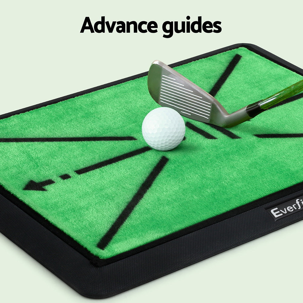 Everfit Golf Hitting Mat 44x33cm with Swing Path Feedback & Anti-Slip Backing - SuperSaverAU - view 5