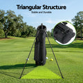 Everfit Black Sunday Golf Stand Bag with Insulated Pocket