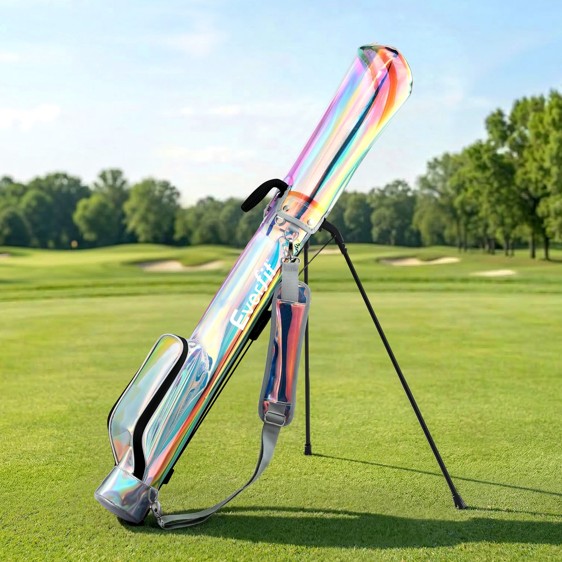 Everfit Holographic Sunday Golf Stand Bag with Insulated Pocket