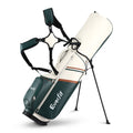 Everfit Green & White Golf Stand Bag with Dual Straps & Club Divider
