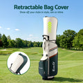Everfit Green & White Golf Stand Bag with Dual Straps & Club Divider