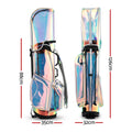 Everfit Holographic Golf Stand Bag with Dual Straps & Club Divider