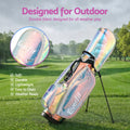 Everfit Holographic Golf Stand Bag with Dual Straps & Club Divider