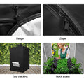 Greenfingers Hydroponics Grow Tent 60x60x90CM, Steel Frame, Waterproof, Easy Assembly - SuperSaverAU - view 6
