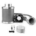 Green Fingers 4" Hydroponics Grow Tent Ventilation Kit with Fan, Carbon Filter, Ducting - SuperSaverAU - view 1