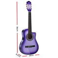 Alpha 34-Inch Classical Guitar with Carry Bag - Purple