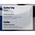 Alpha 38-Inch Cutaway Acoustic Guitar with Carry Bag - Blue