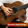 Alpha 31-Inch Steel String Acoustic Guitar - Natural