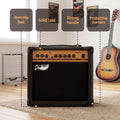 Alpha 20W Portable Guitar Amplifier with Overdrive - Black