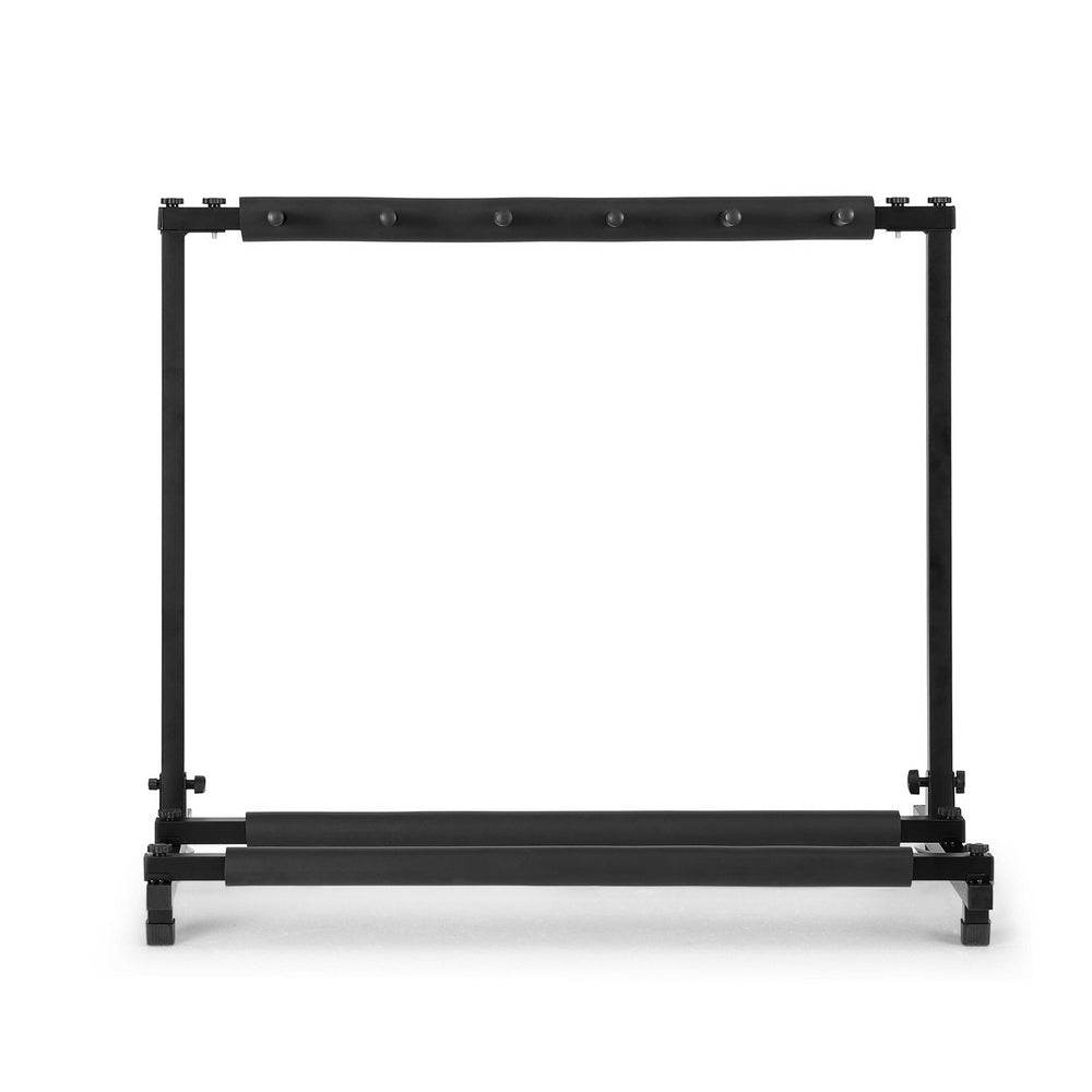 Alpha Foldable Guitar Rack Stand Holder, 5 Guitars, Adjustable Feet, Black 87*47*73cm - SuperSaverAU - view 3