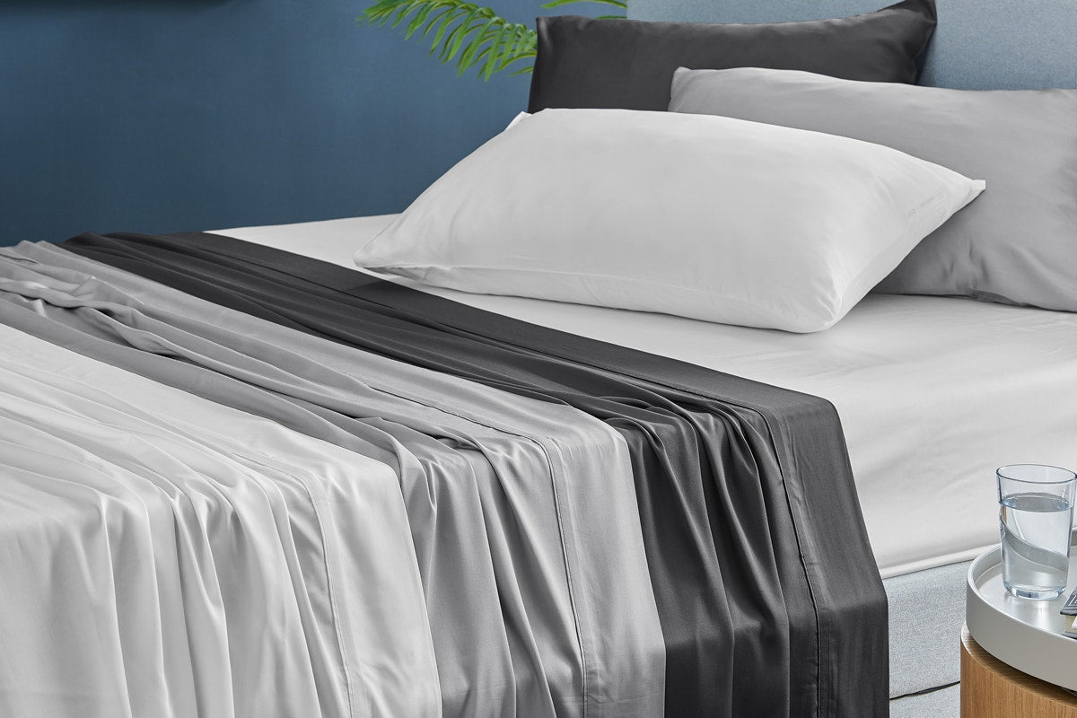 Ovela 100% Natural Bamboo Bed Sheet Set (White, Double)