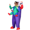 Inflatable Clown Costume Adult Suit Blow Up Party Fancy Dress Halloween Cosplay - SuperSaverAU - view 1