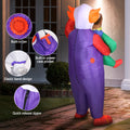 Inflatable Clown Costume Adult Suit Blow Up Party Fancy Dress Halloween Cosplay - SuperSaverAU - view 5