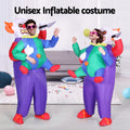 Inflatable Clown Costume Adult Suit Blow Up Party Fancy Dress Halloween Cosplay - SuperSaverAU - view 6