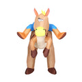 Inflatable Cowboy Costume Adult Suit Blow Up Party Fancy Dress Halloween Cosplay - SuperSaverAU - view 3