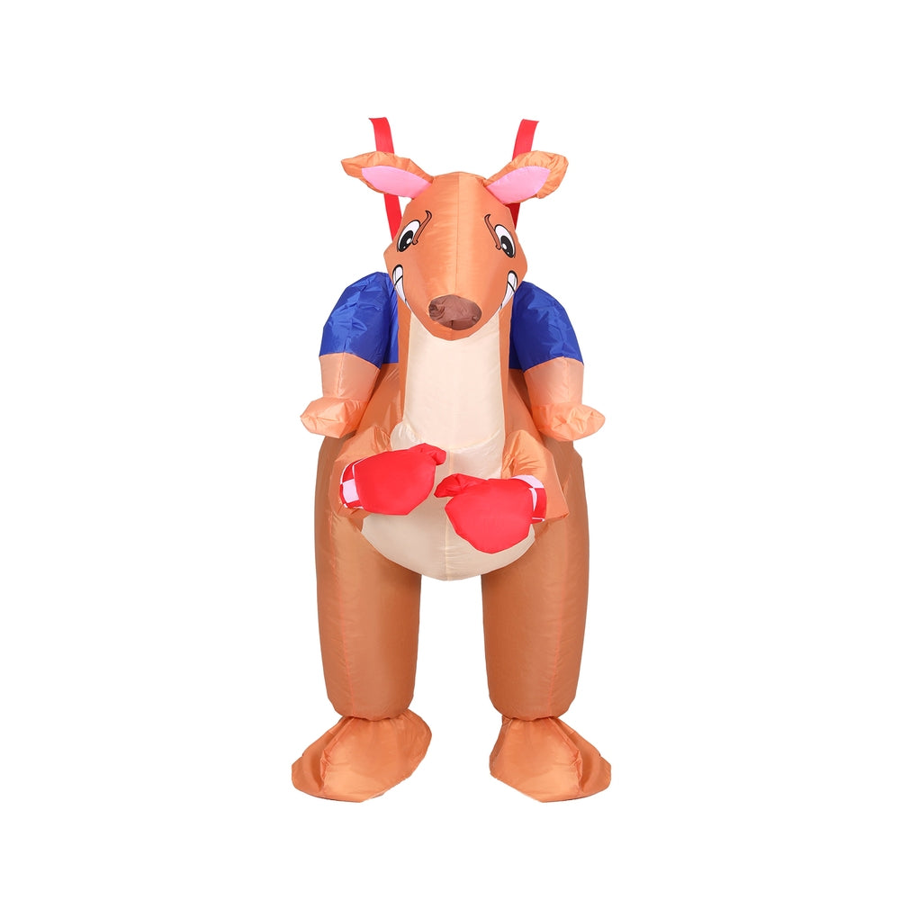Inflatable Kangaroo Costume Adult Suit Blow Up Party Fancy Dress Halloween Cosplay - SuperSaverAU - view 3