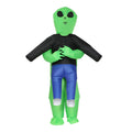 Inflatable Green Alien Costume Adult Suit Blow Up Party Fancy Dress Halloween Cosplay - SuperSaverAU - view 3