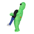 Inflatable Green Alien Costume Adult Suit Blow Up Party Fancy Dress Halloween Cosplay - SuperSaverAU - view 4