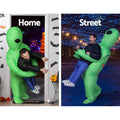 Inflatable Green Alien Costume Adult Suit Blow Up Party Fancy Dress Halloween Cosplay - SuperSaverAU - view 6