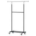 Artiss Clothes Rack Double Rod Airer Rail Coat Stand Adjustable Hanger - SuperSaverAU - view 1