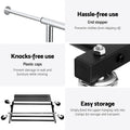 Artiss Clothes Rack Double Rod Airer Rail Coat Stand Adjustable Hanger - SuperSaverAU - view 6