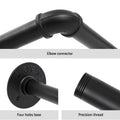 Artiss Wall-Mounted Clothes Rack - Black, Metal Construction - SuperSaverAU - view 6