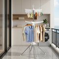 Artiss 2-Tier Rotatable Clothes Drying Rack with Clips - SuperSaverAU - view 1