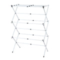 Artiss Foldable Clothes Drying Rack with 11 Rods - Grey & White