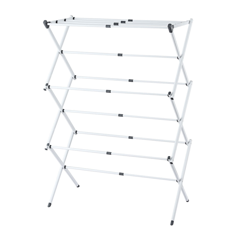 Artiss Foldable Clothes Drying Rack with 11 Rods - Grey & White