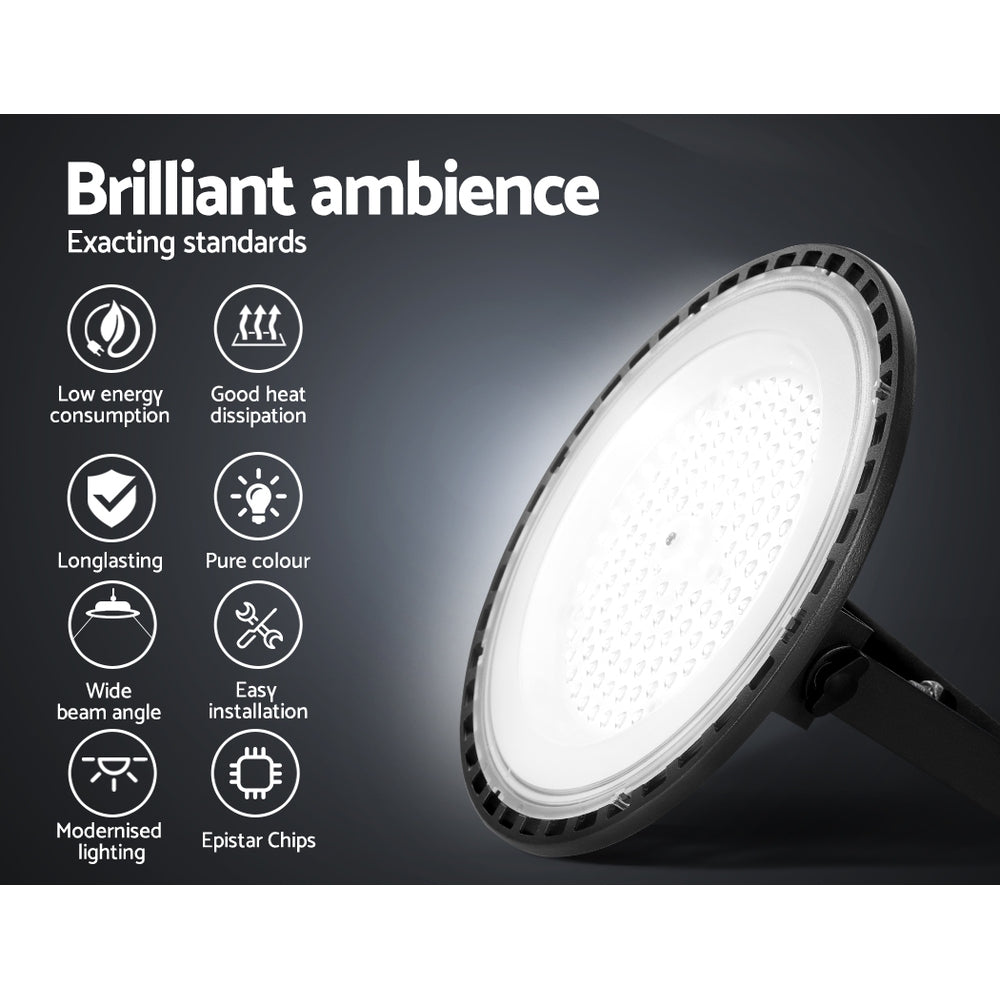 Leier LED High Bay Light 100W with Epistar Chips & SAA Approved Cable - SuperSaverAU - view 4